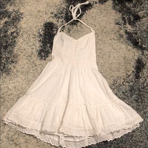White eyelet dress